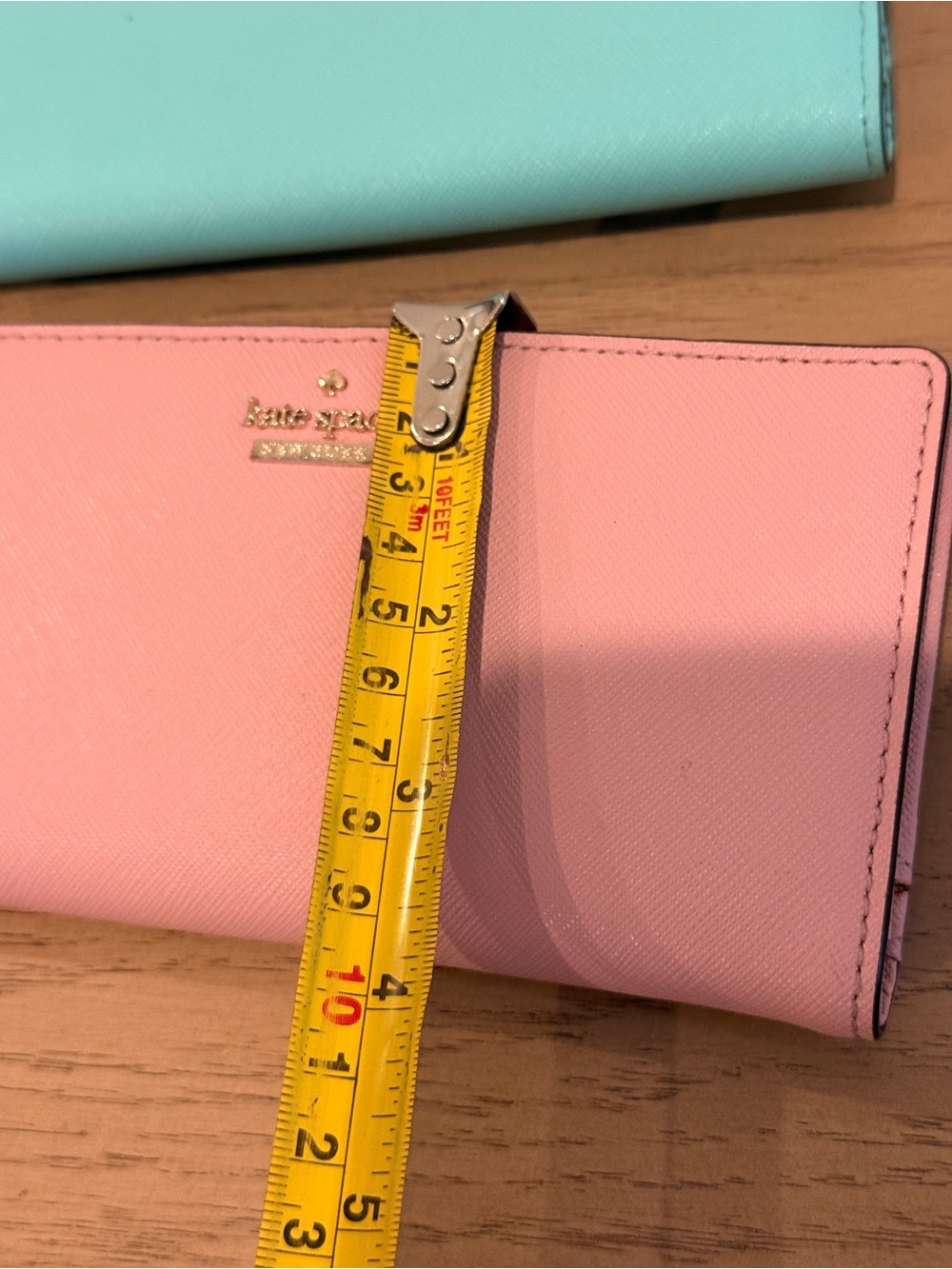 kate spade BUNDLE pastel pink and mint saffiano leather‎ wallets set - Picture 4 of 10